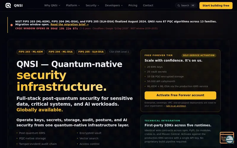 Screenshot of QNSI by Heossi