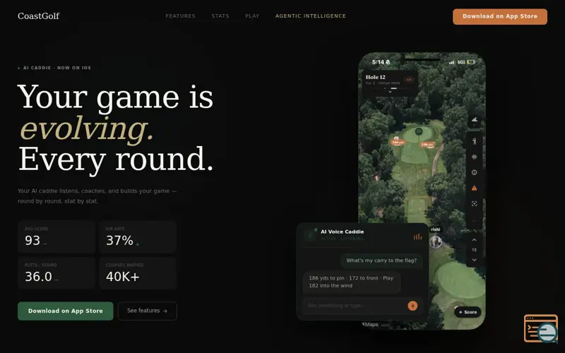 Screenshot of CoastGolf 