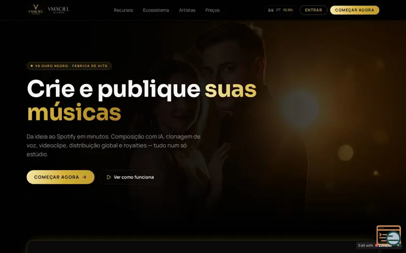 Screenshot of VMaciel Studio