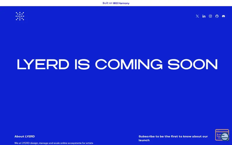 Screenshot of LYERD