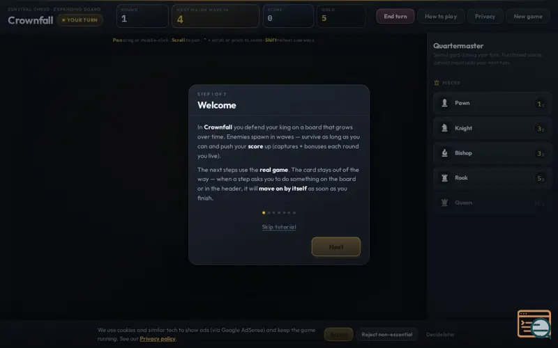 Screenshot of Crownfall