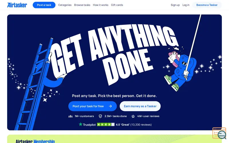 Screenshot of Airtasker ChatGPT Plugin