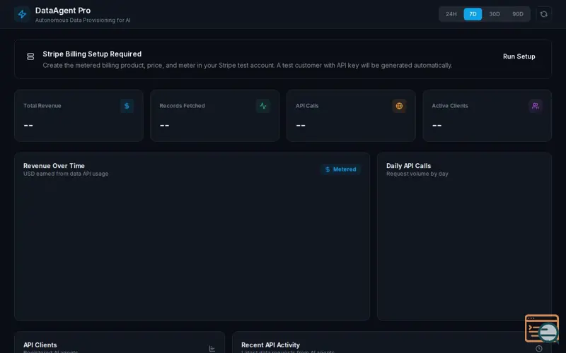 Screenshot of DataAgent Pro
