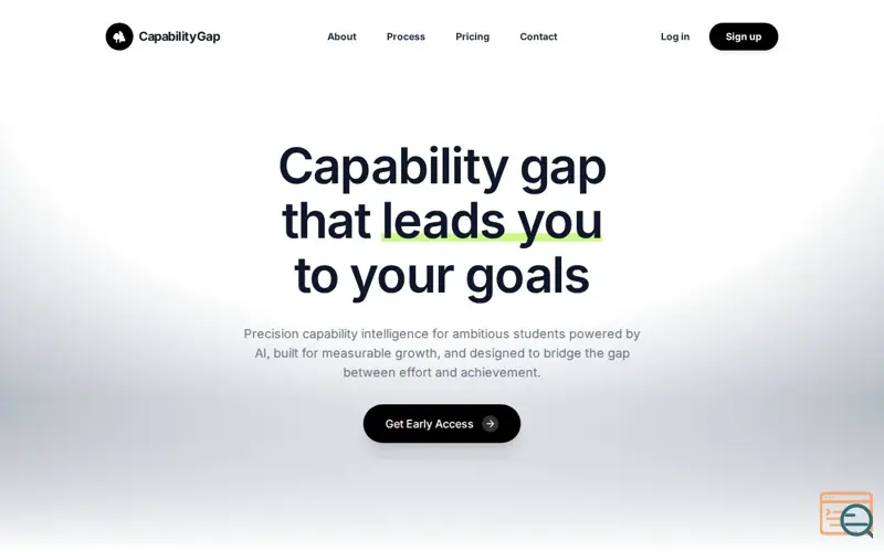 Screenshot of CapabilityGap