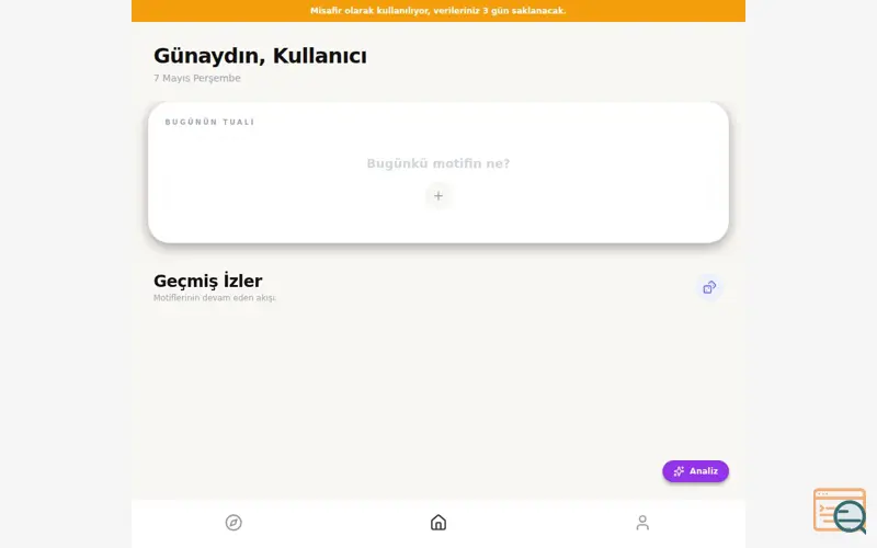 Screenshot of Motif