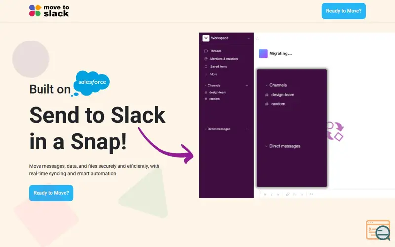 Screenshot of Move to Slack