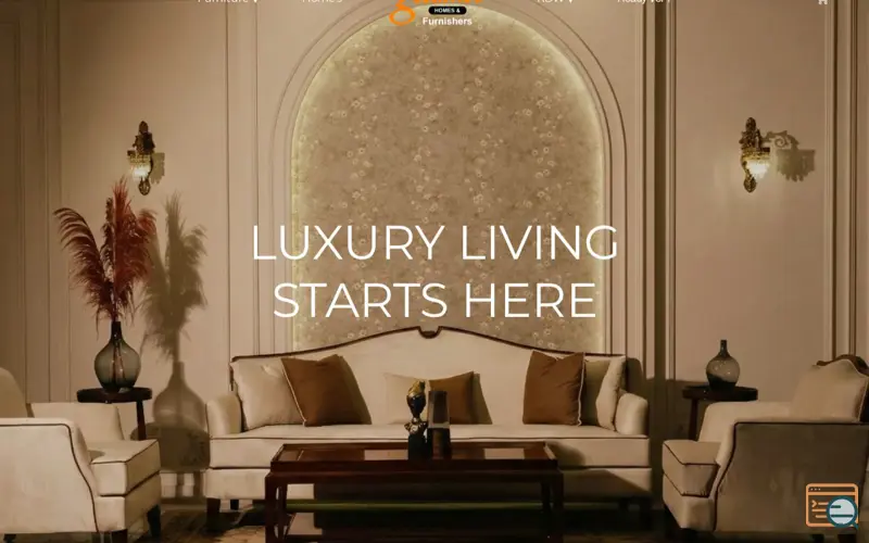 Screenshot of Gourmet Furnishers