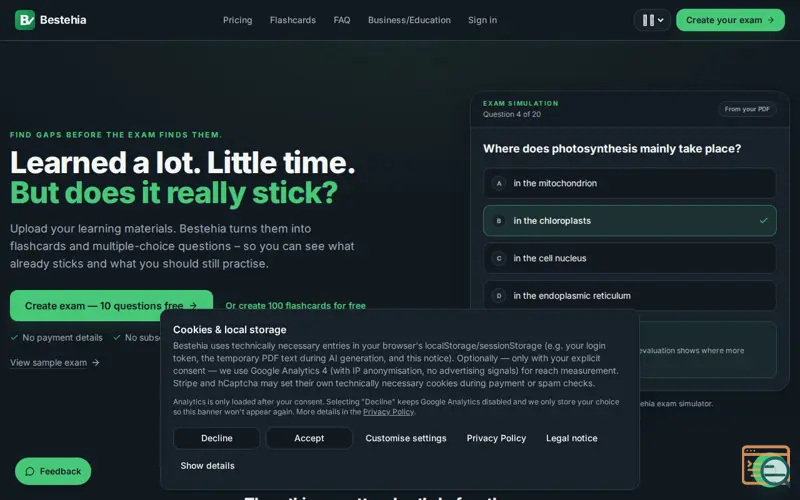 Screenshot of Bestehia.com