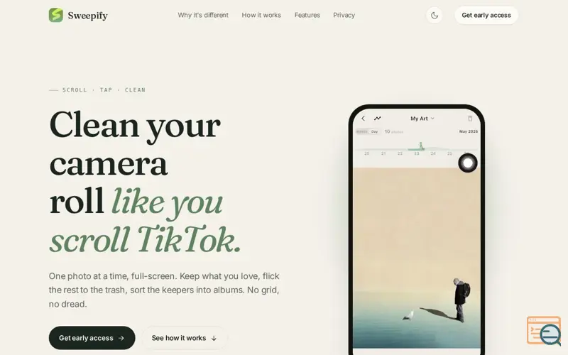 Screenshot of Sweepify: Photo Organizer