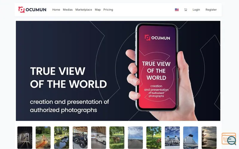 Screenshot of Ocumun