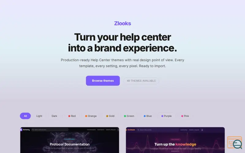 Screenshot of Zlooks