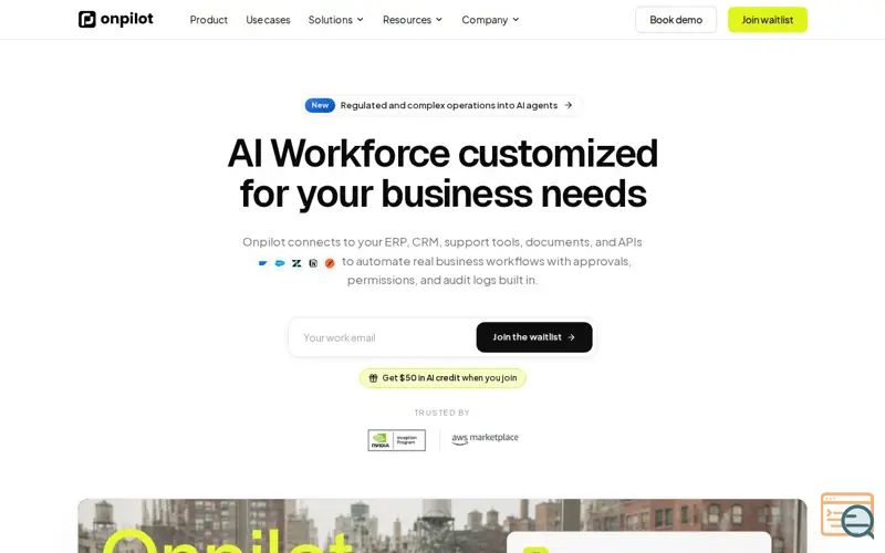 Screenshot of Onpilot