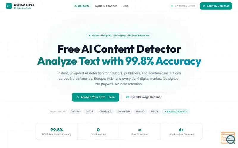Screenshot of QuillBotAI Pro