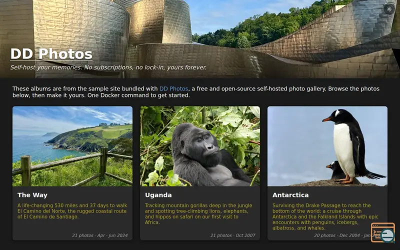 Screenshot of DD Photos
