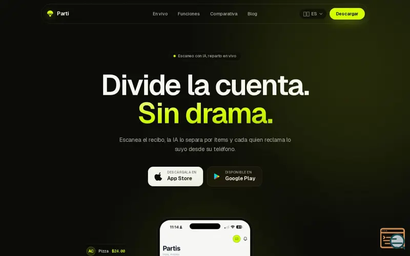 Screenshot of Parti: No Drama