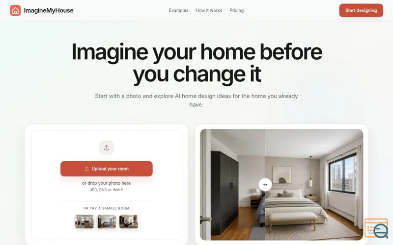 Screenshot of ImagineMyHouse