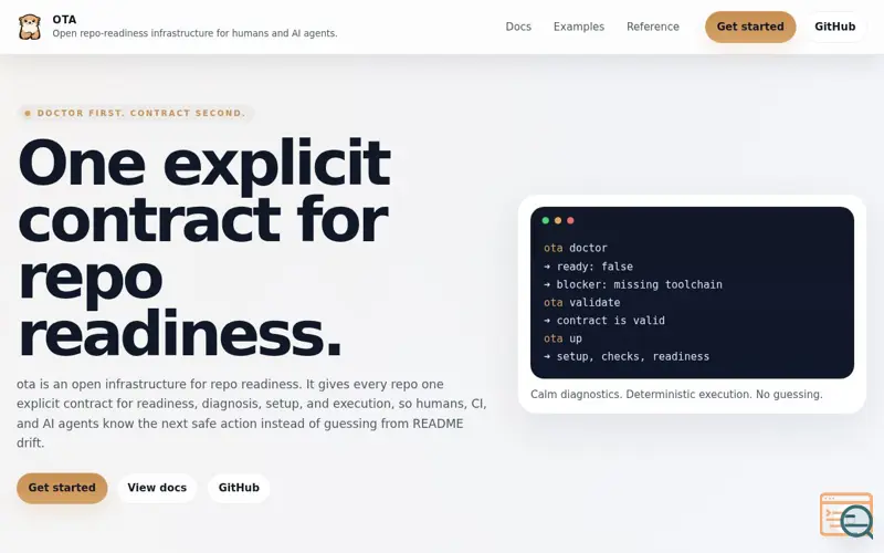 Screenshot of Ota