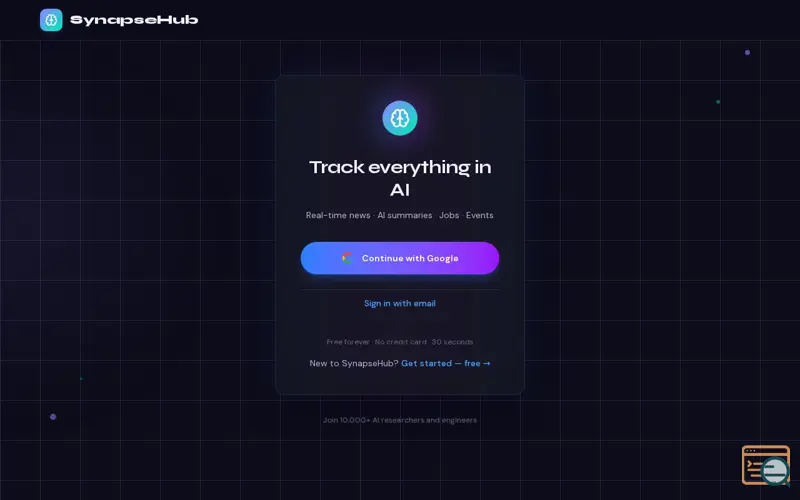 Screenshot of SynapseHub