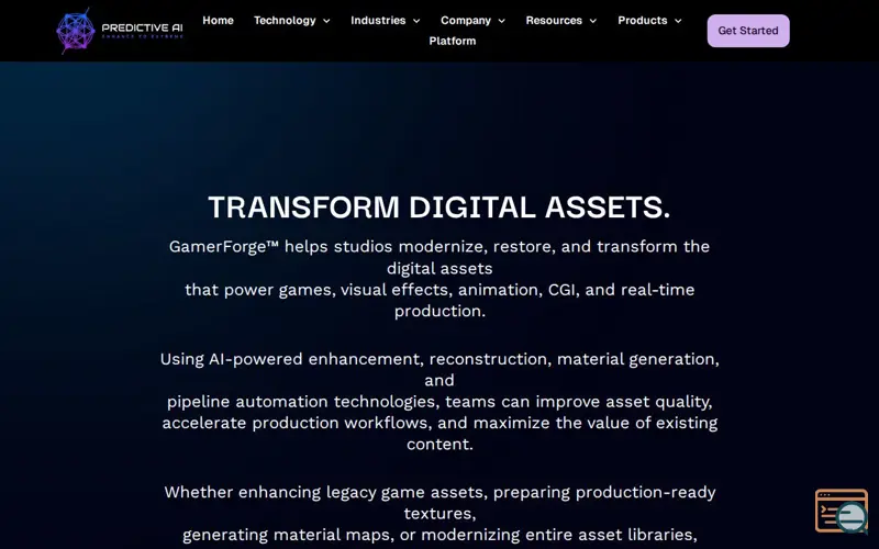 Screenshot of GamerForge