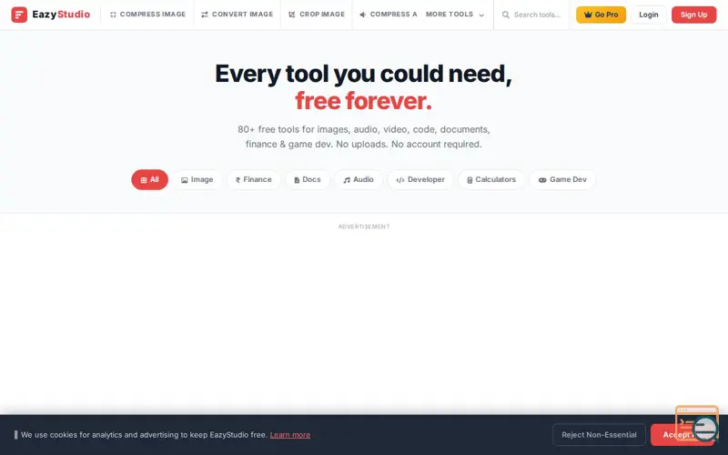 Screenshot of EazyStudio