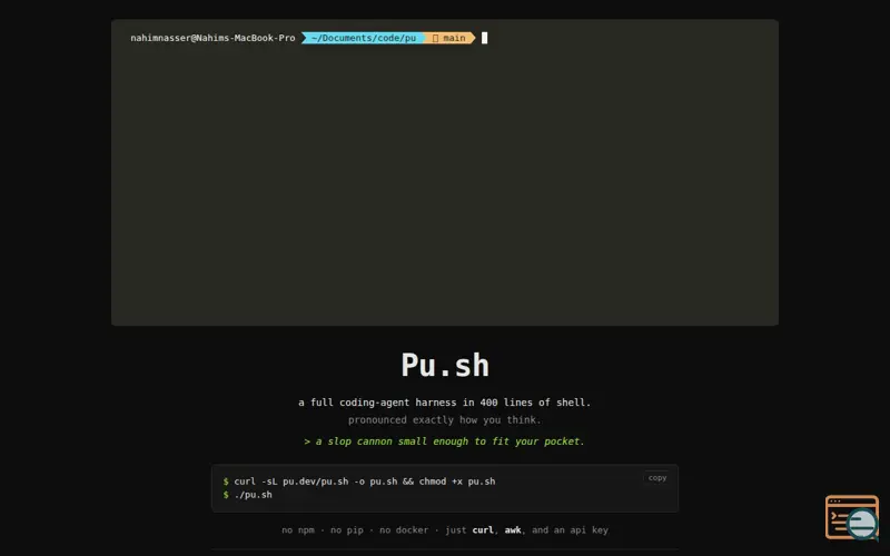Screenshot of Pu.sh
