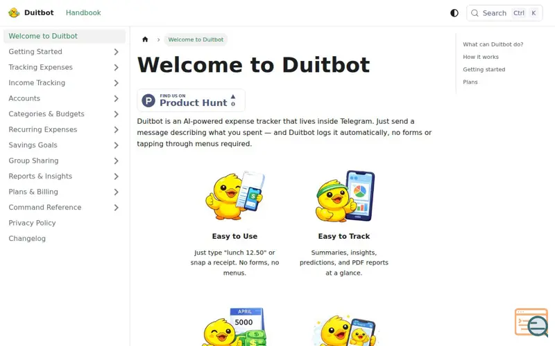 Screenshot of Duitbot