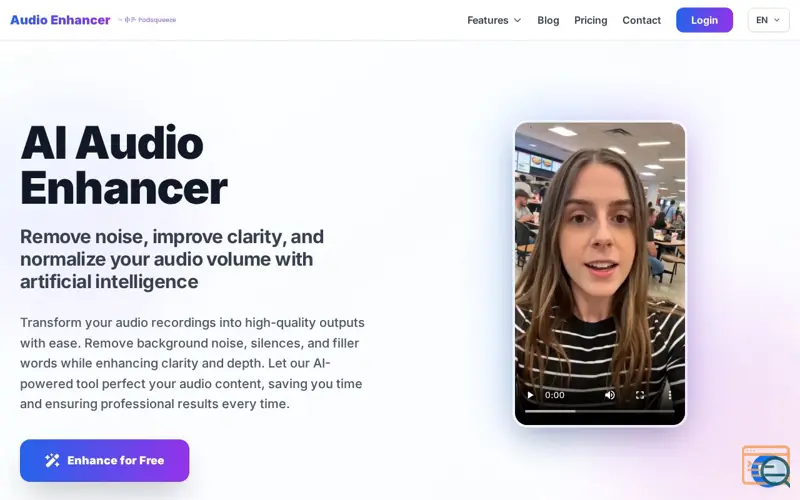 Screenshot of Audioenhancer