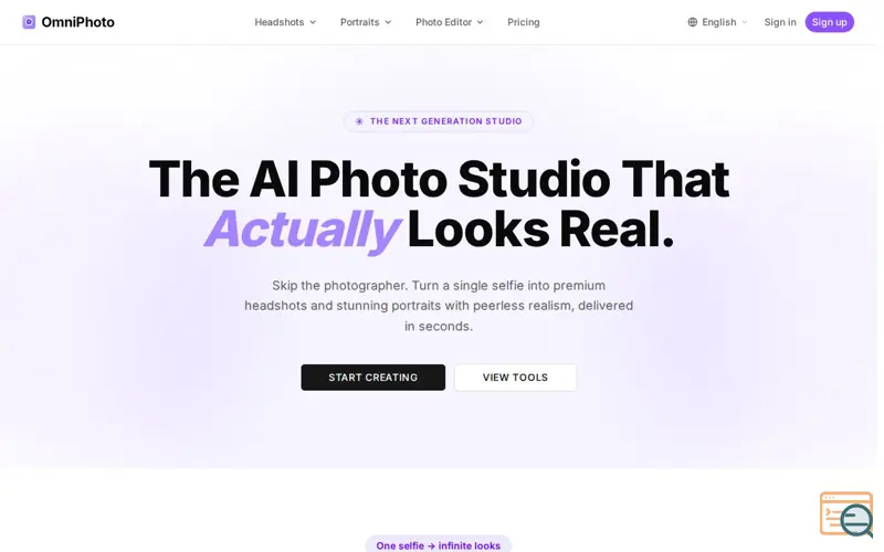 Screenshot of OmniPhoto