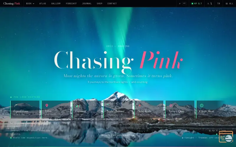Screenshot of Chasing Pink