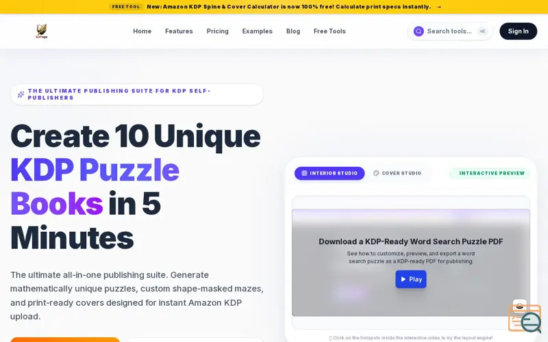 Screenshot of KDPage 