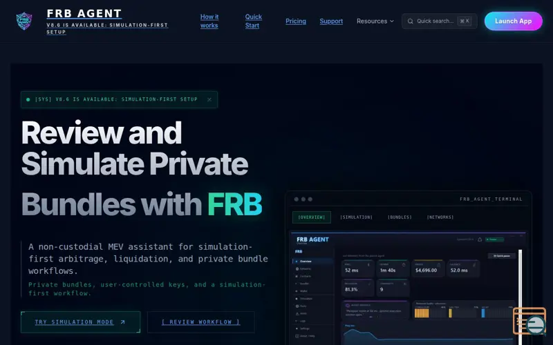 Screenshot of FRB Agent