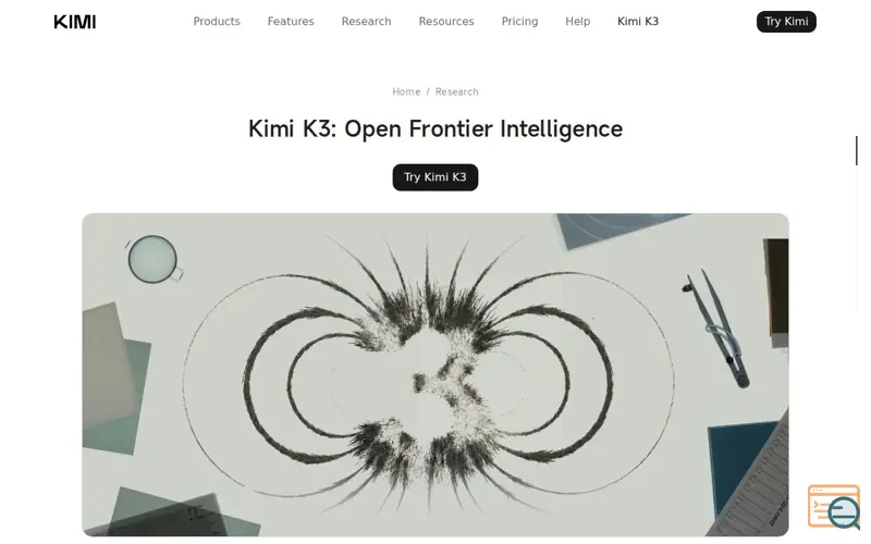 Screenshot of Kimi K3
