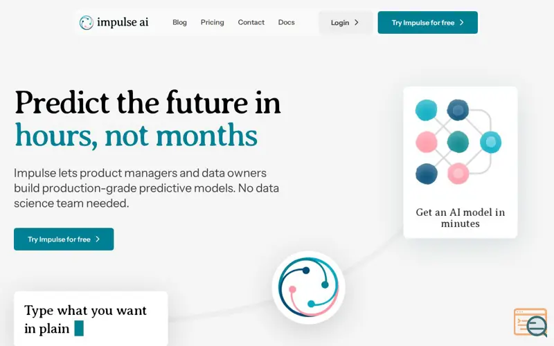 Screenshot of Impulse AI