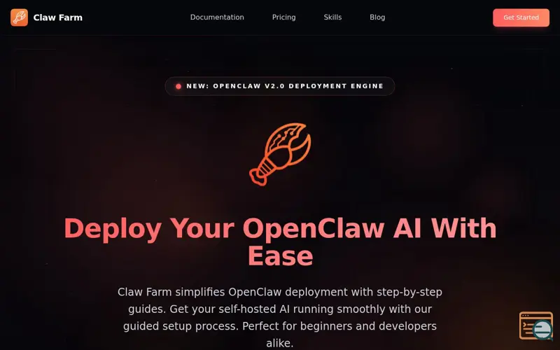 Screenshot of Claw Farm