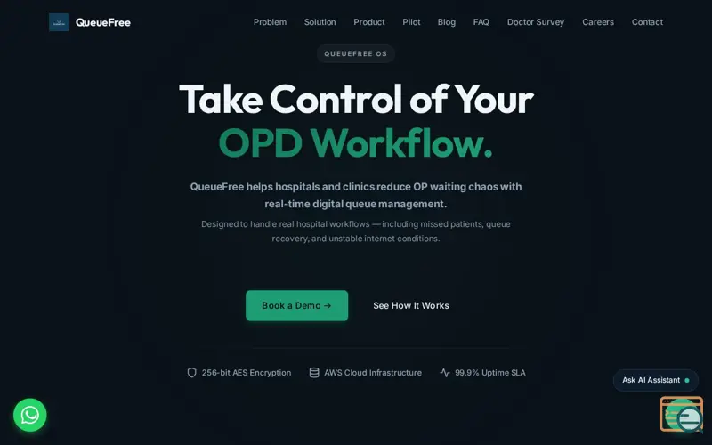 Screenshot of QueueFree