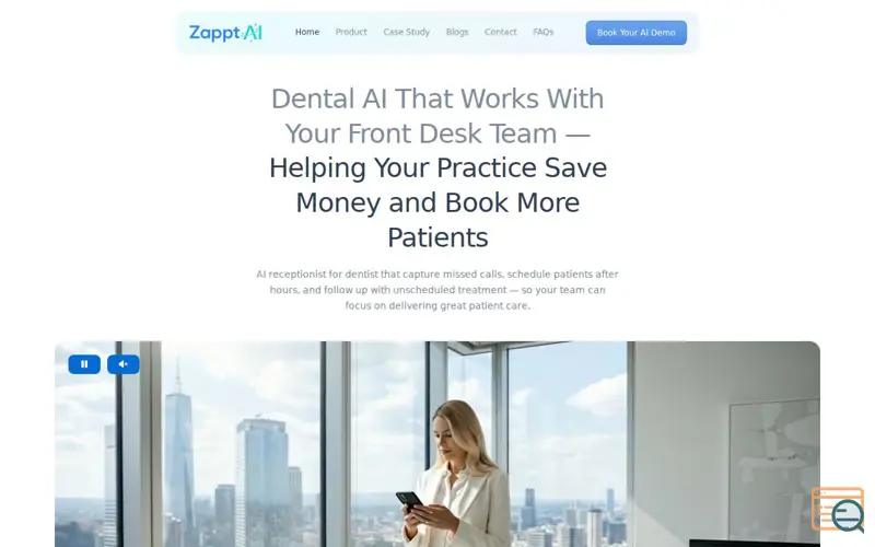 Screenshot of Zappt AI