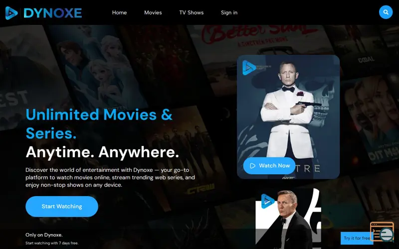 Screenshot of Dynoxe