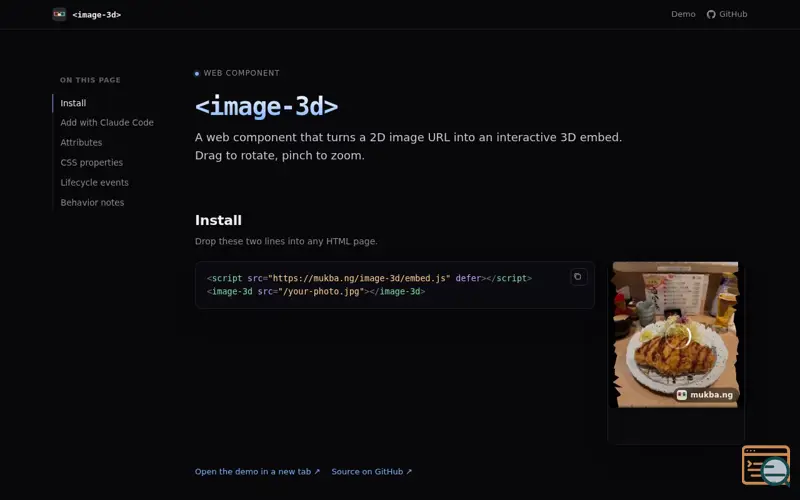 Screenshot of image-3D