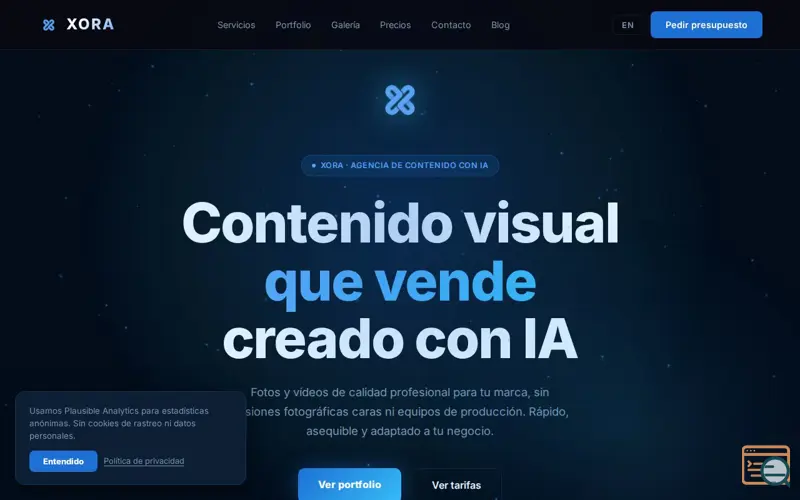Screenshot of Xora