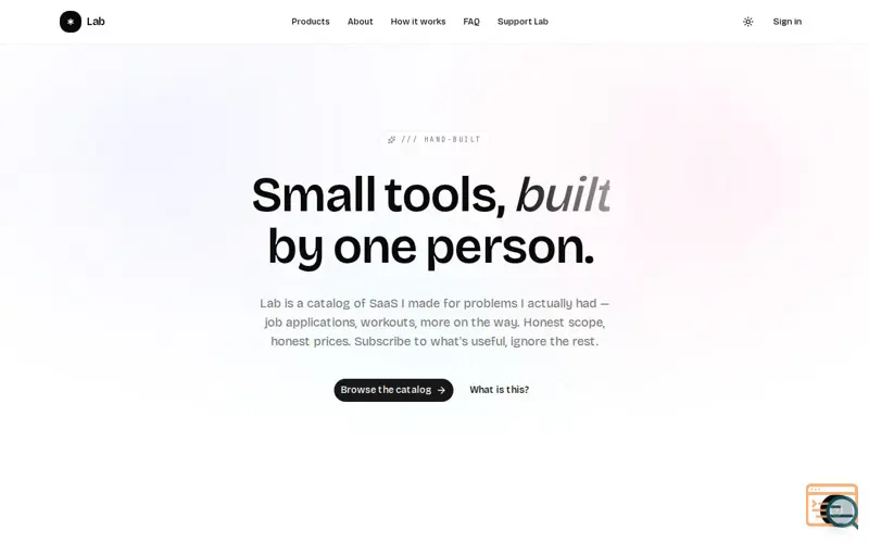 Screenshot of Marketplace-lab