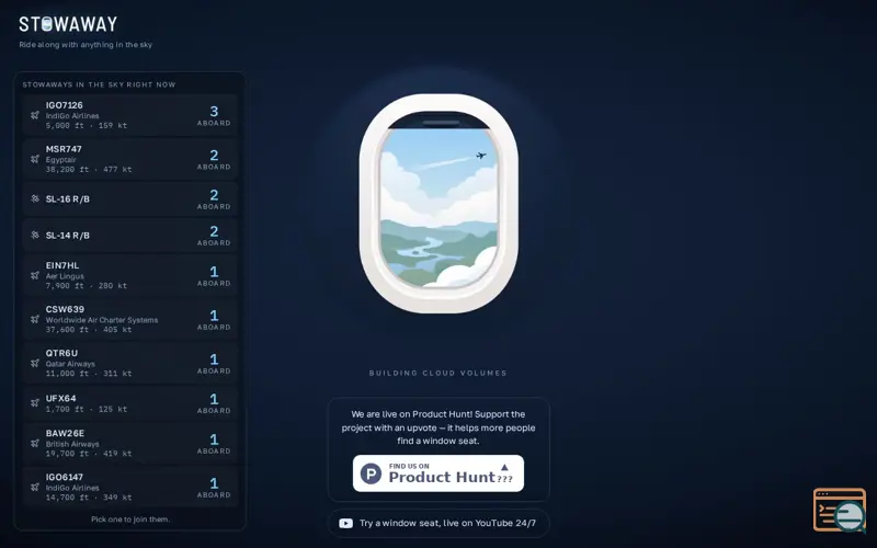 Screenshot of Stowaway
