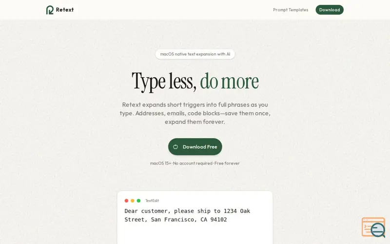 Screenshot of Retext