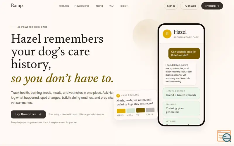 Screenshot of Romp