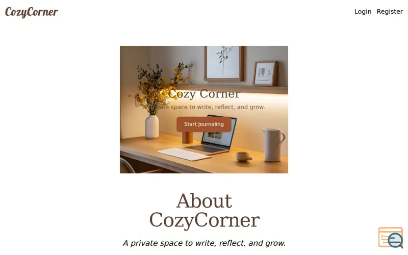 Screenshot of Cozy Corner