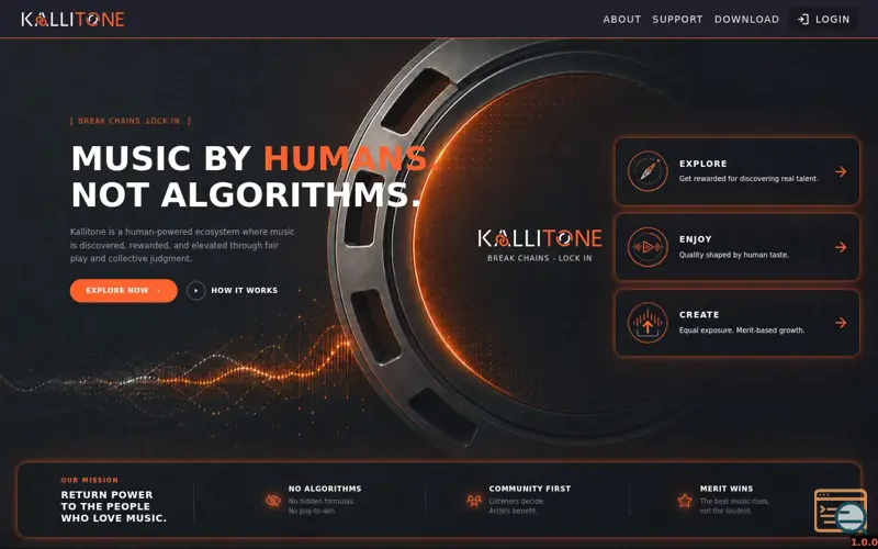 Screenshot of Kallitone