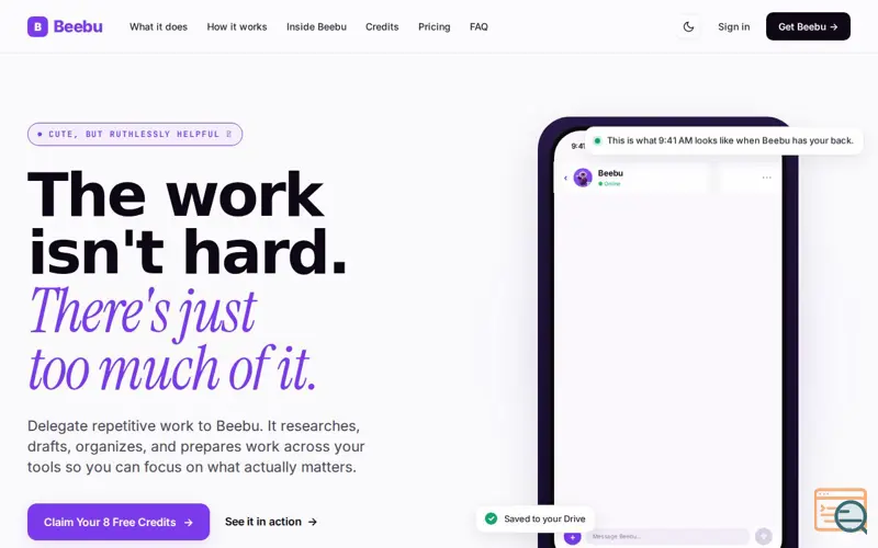 Screenshot of Beebu