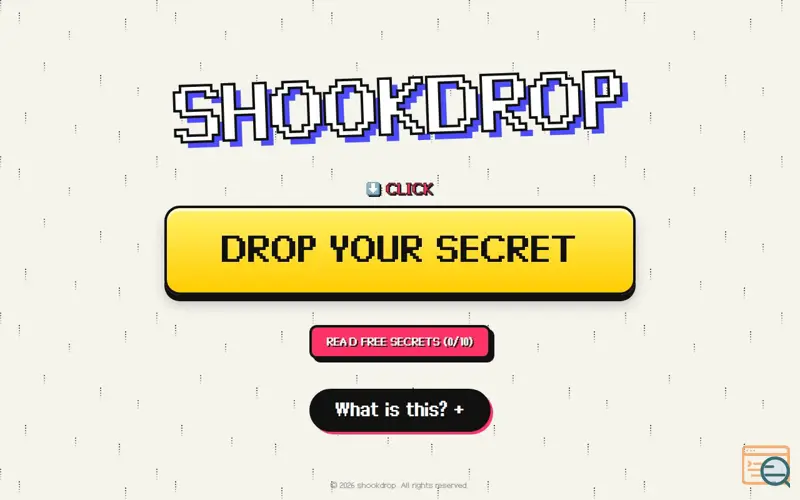 Screenshot of shookdrop