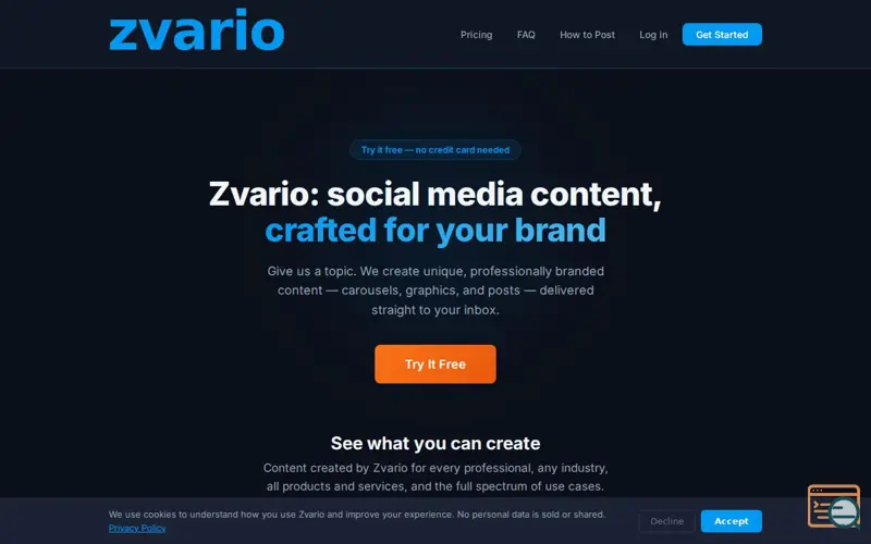Screenshot of Zvario