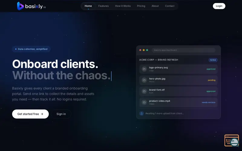 Screenshot of Basixly.io