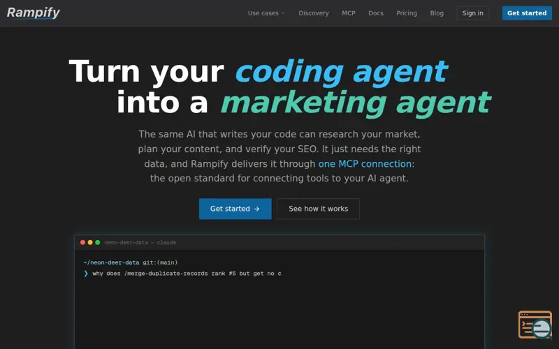 Screenshot of Rampify